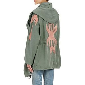 Utility Jacket with Pink Accents